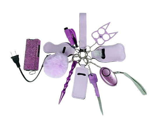Combo security keychain plus electrocution device