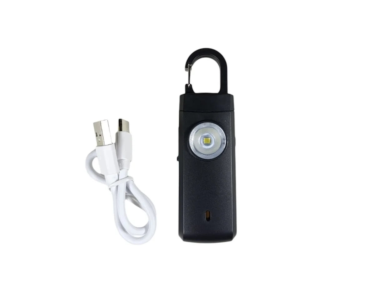 Alarma de seguridad con linterna