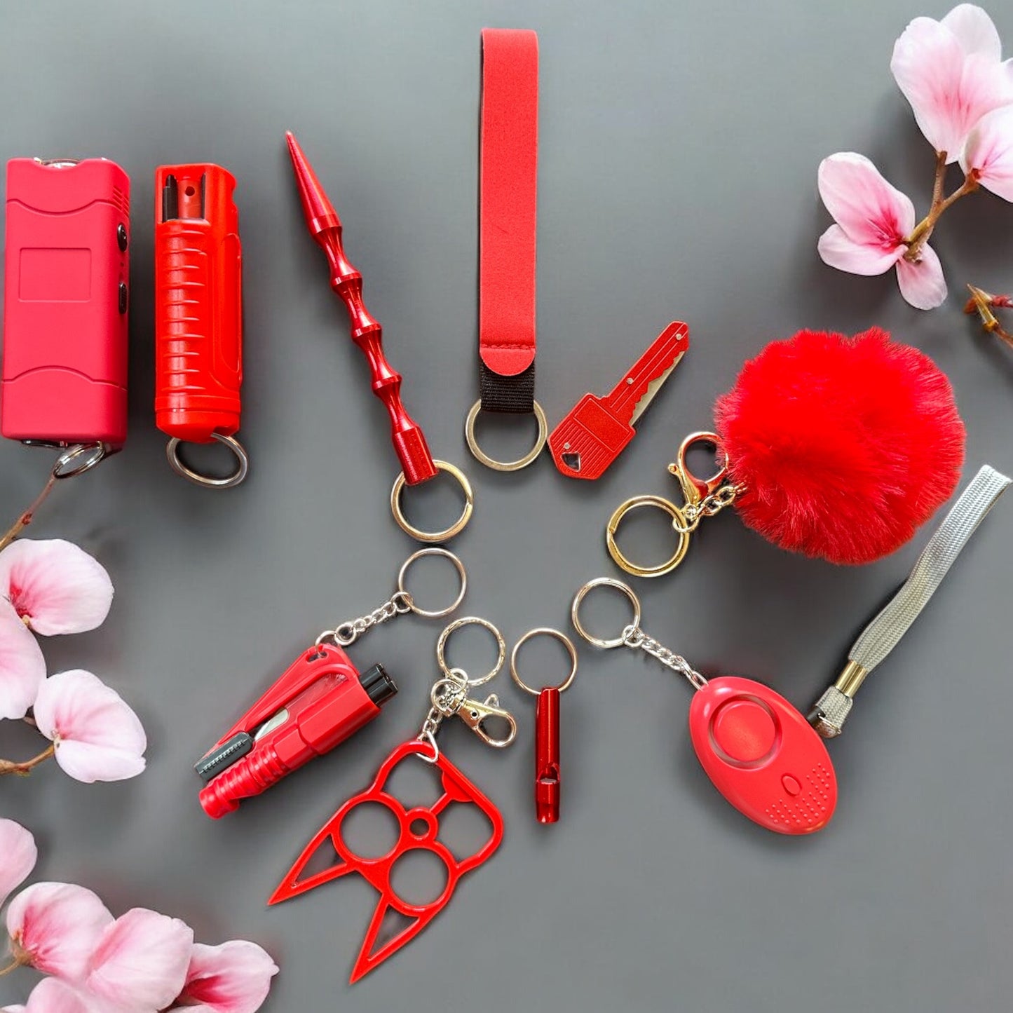 Safety Keychain with TZ and P.S